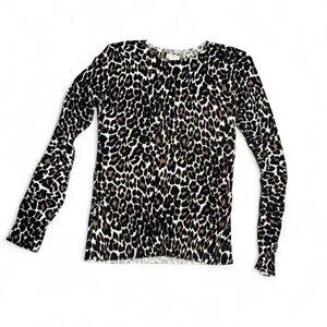 J. Crew Animal Print Sweater